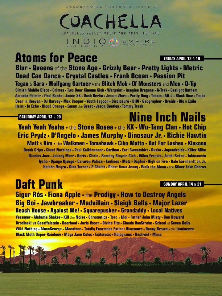 Coachella 2013 Lineup Announced!...Just Kidding (Fake Posters) - mxdwn