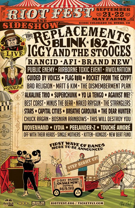 Riot Fest Denver Announces 2013 Lineup Featuring The Replacements ...