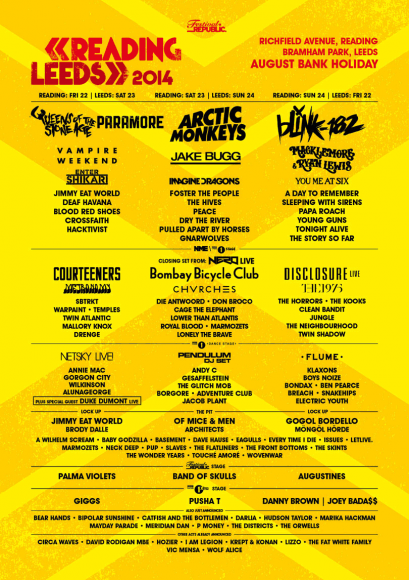 Reading and Leeds Announces 2014 Lineup Including Queens of the Stone ...