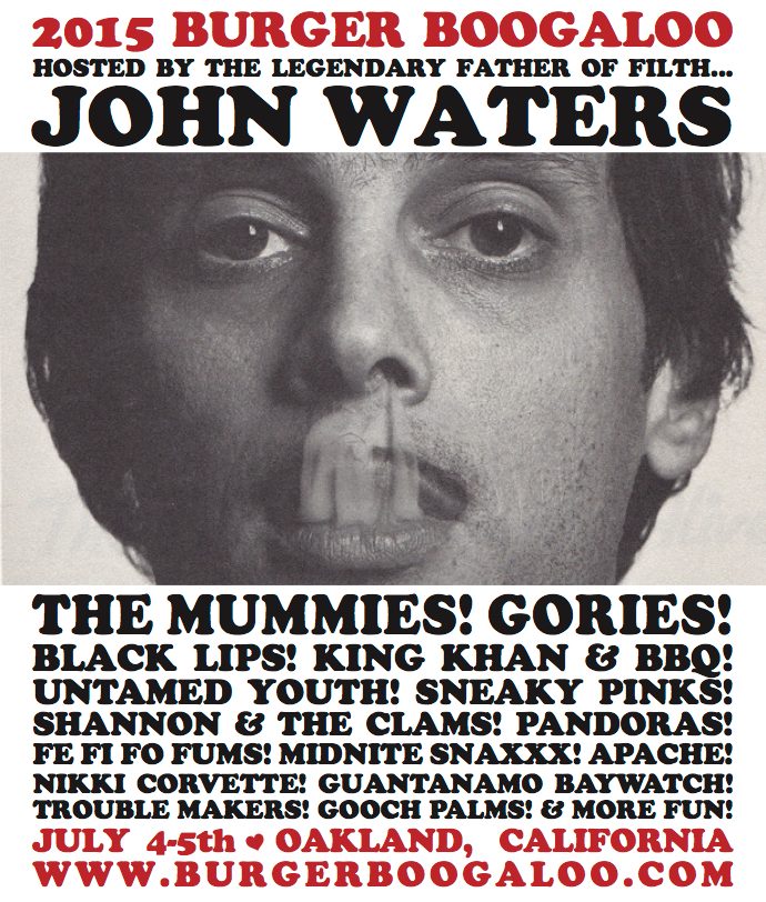 2015 Burger Boogaloo Announces Lineup Including The Mummies, The Black Lips, And King Khan & BBQ