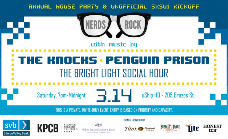 uShip Nerds Rock SXSW 2015 Party ft. The Knocks, Penguin Prison