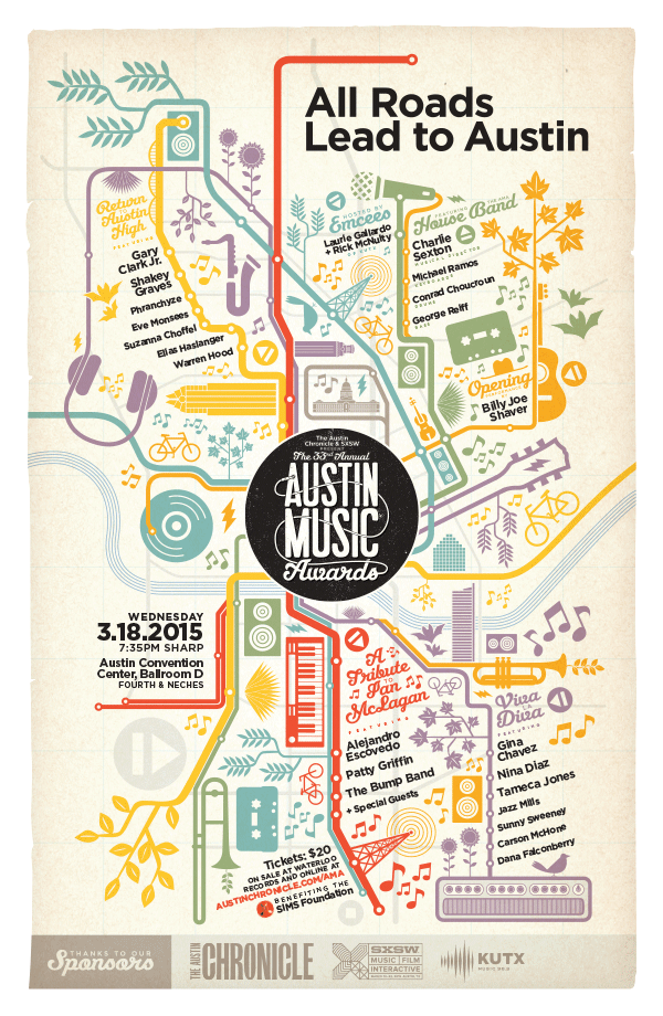 SXSW 2015 Austin Music Awards Announced