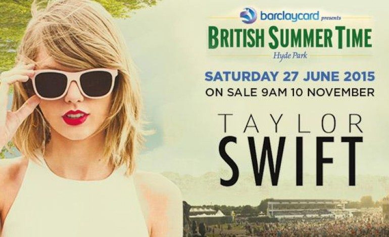British Summer Time Hyde Park June 27 2015 Lineup Announced Taylor Swift, Ellie Goulding And John Newman