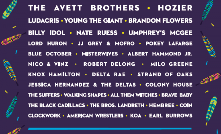 LouFest 2015 Lineup Announced Featuring The Avett Brothers, Hozier And Ludacris