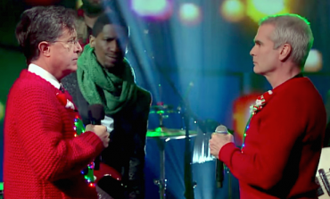 WATCH: Stephen Colbert And Henry Rollins Perform "Carol Of The Bells"