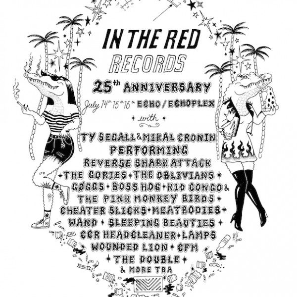 In The Red 25th Anniversary Flyer