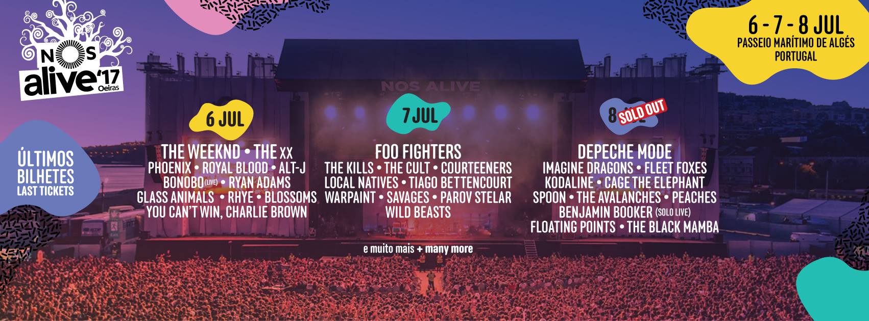 Nos Alive Announces 2017 Lineup Featuring Foo Fighters And Depeche Mode Mxdwn Music