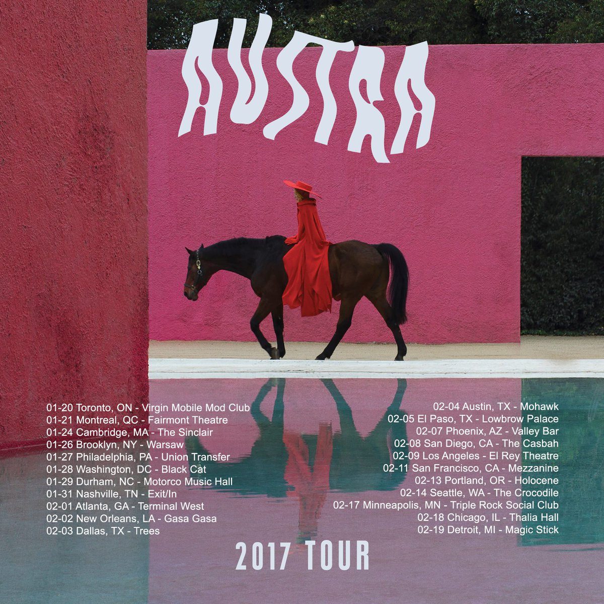 austra tour dates
