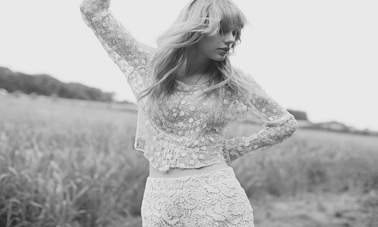 taylor swift black and white photoshoot