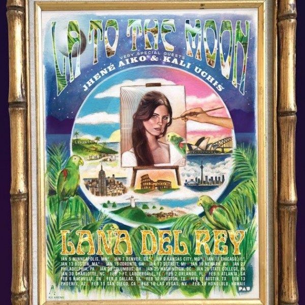 Lana Del Rey Tour Poster