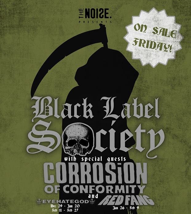 Black Label Society Flyer
