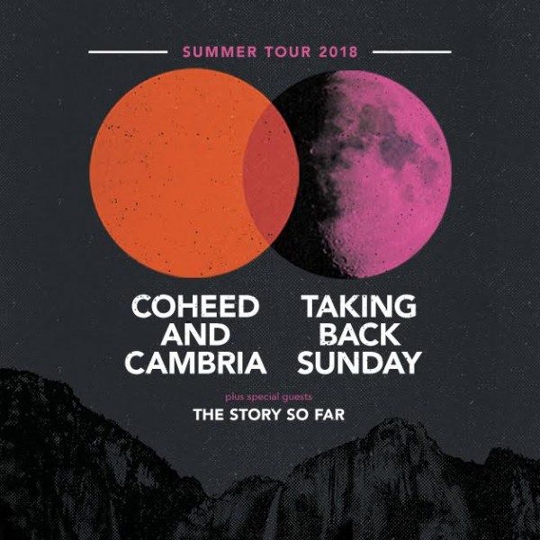 Coheed and Cambria and Taking Back Sunday Tour Flyer