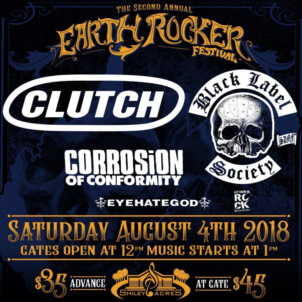 Earth Rocker Festival Announces 2018 Lineup Featuring eyehategod