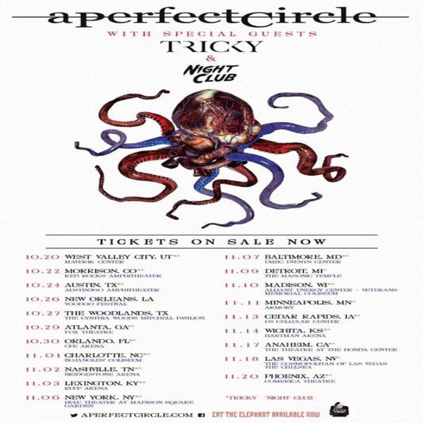 A Perfect Circle Announce Fall 2018 Tour Dates mxdwn Music