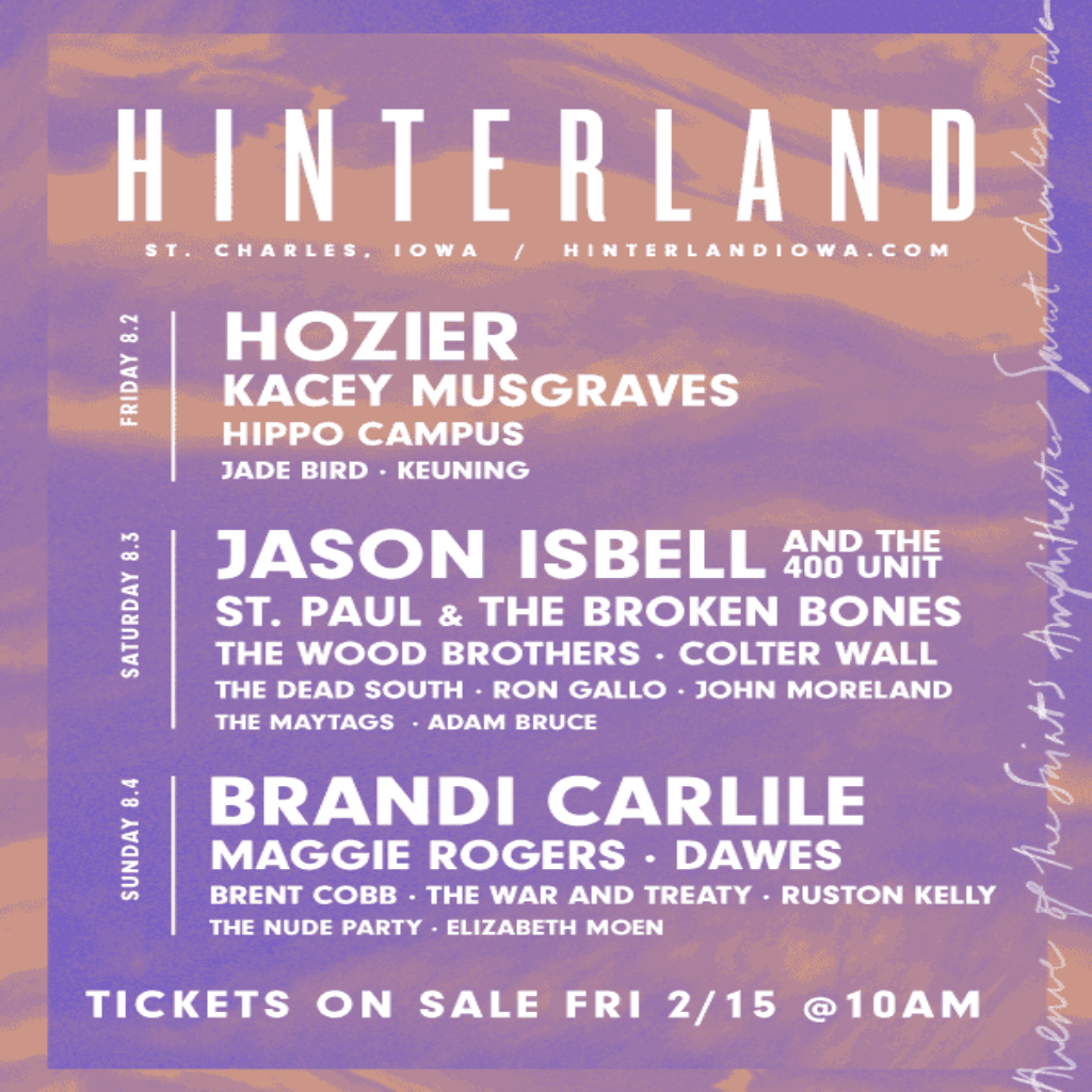 Hinterland Music Festival Announces 2019 Lineup Featuring Brandi