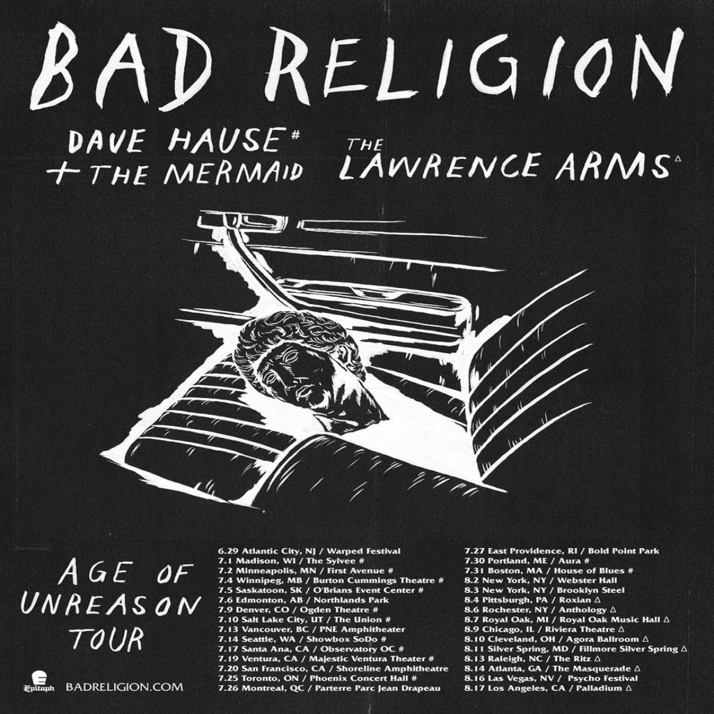 bad religion tour schedule