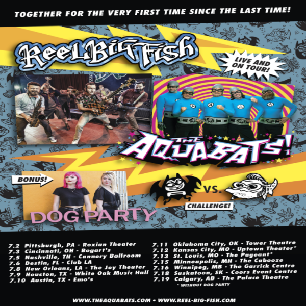 Reel Big Fish and The Aquabats Announce July 2019 Tour Dates - mxdwn Music