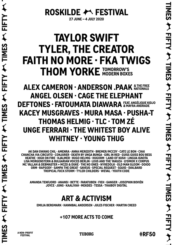 Roskilde Festival Announces 2020 Lineup Featuring Faith No More, Tyler, Creator and Thom Yorke - mxdwn