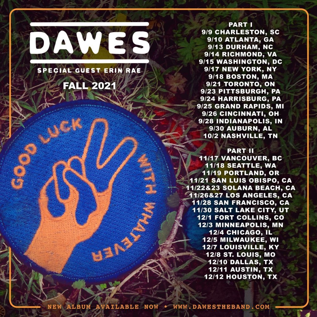 dawes tour schedule