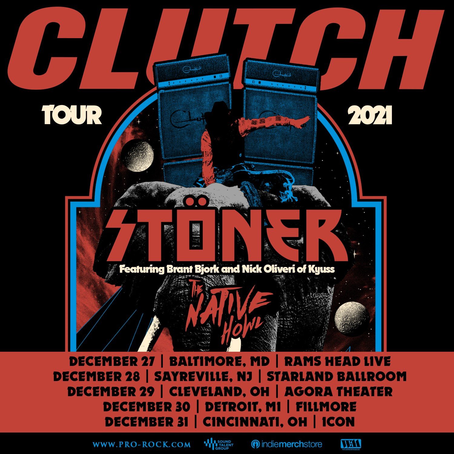 clutch tour lineup