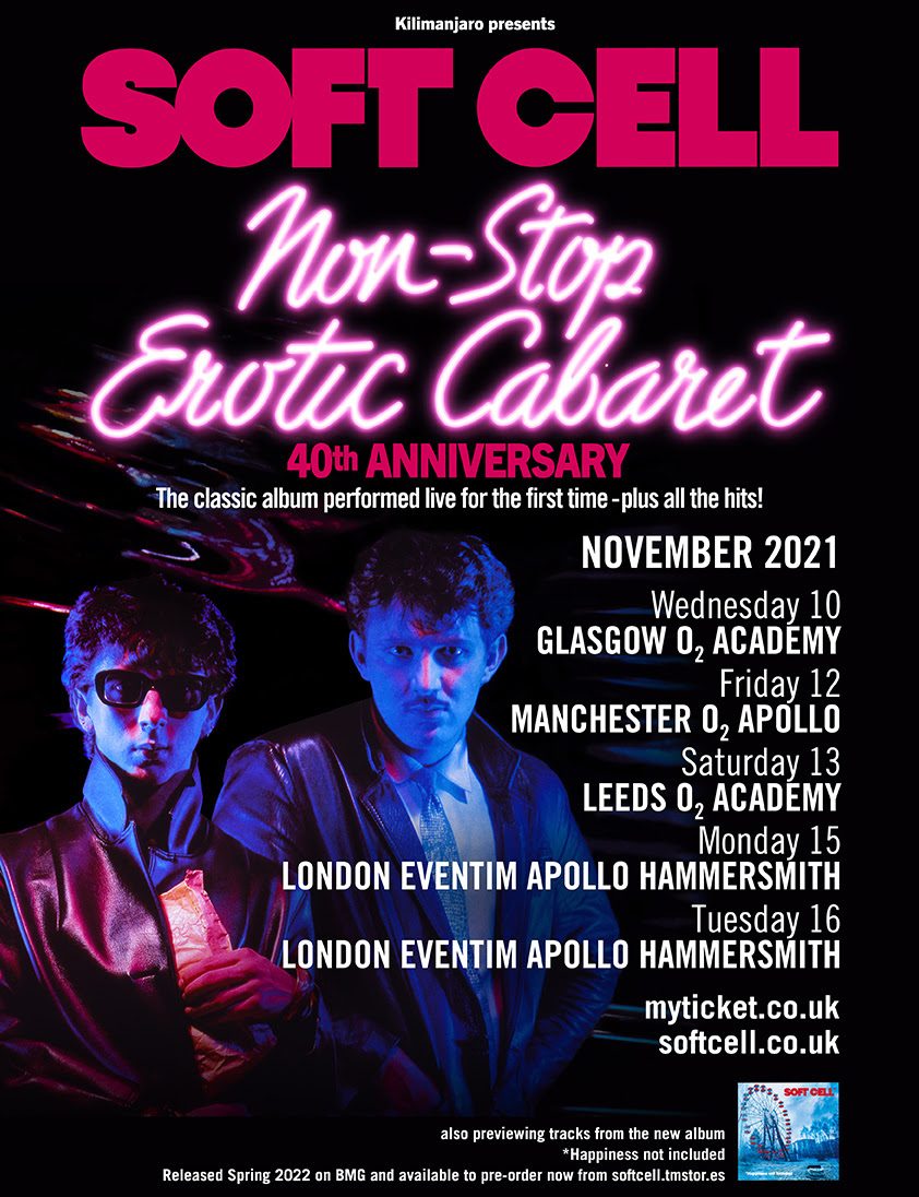 soft cell tour dates 2022