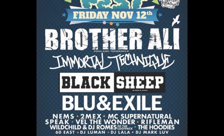 Brother Ali, Black Sheep, & More at Rhyme Fest LA at the Ukrainian Culture Center on November 12th