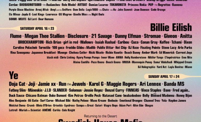 Billie Eilish, Ye, Harry Styles, and more at Coachella on April 15th – 24th