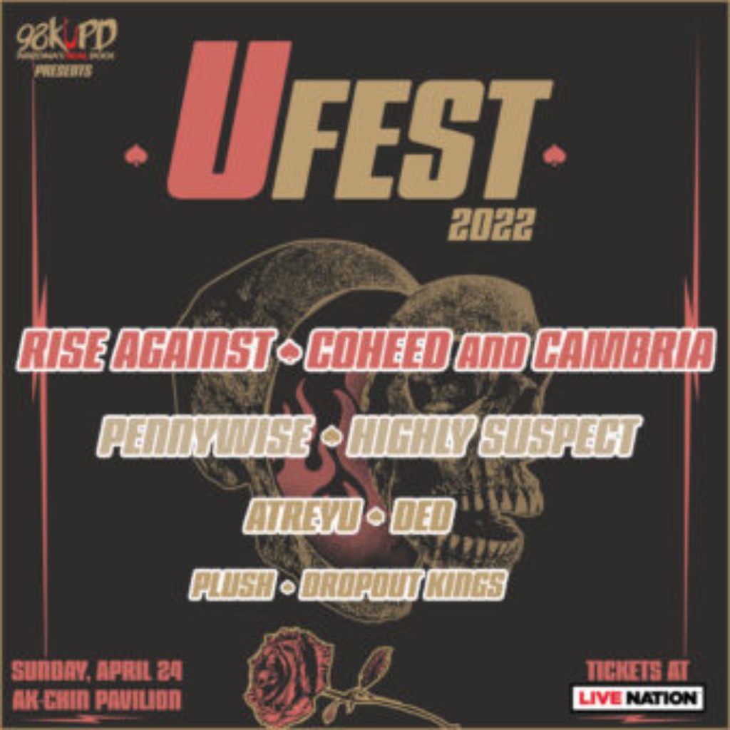 UFest Announces 2022 Lineup Featuring Coheed & Cambria, Rise Against