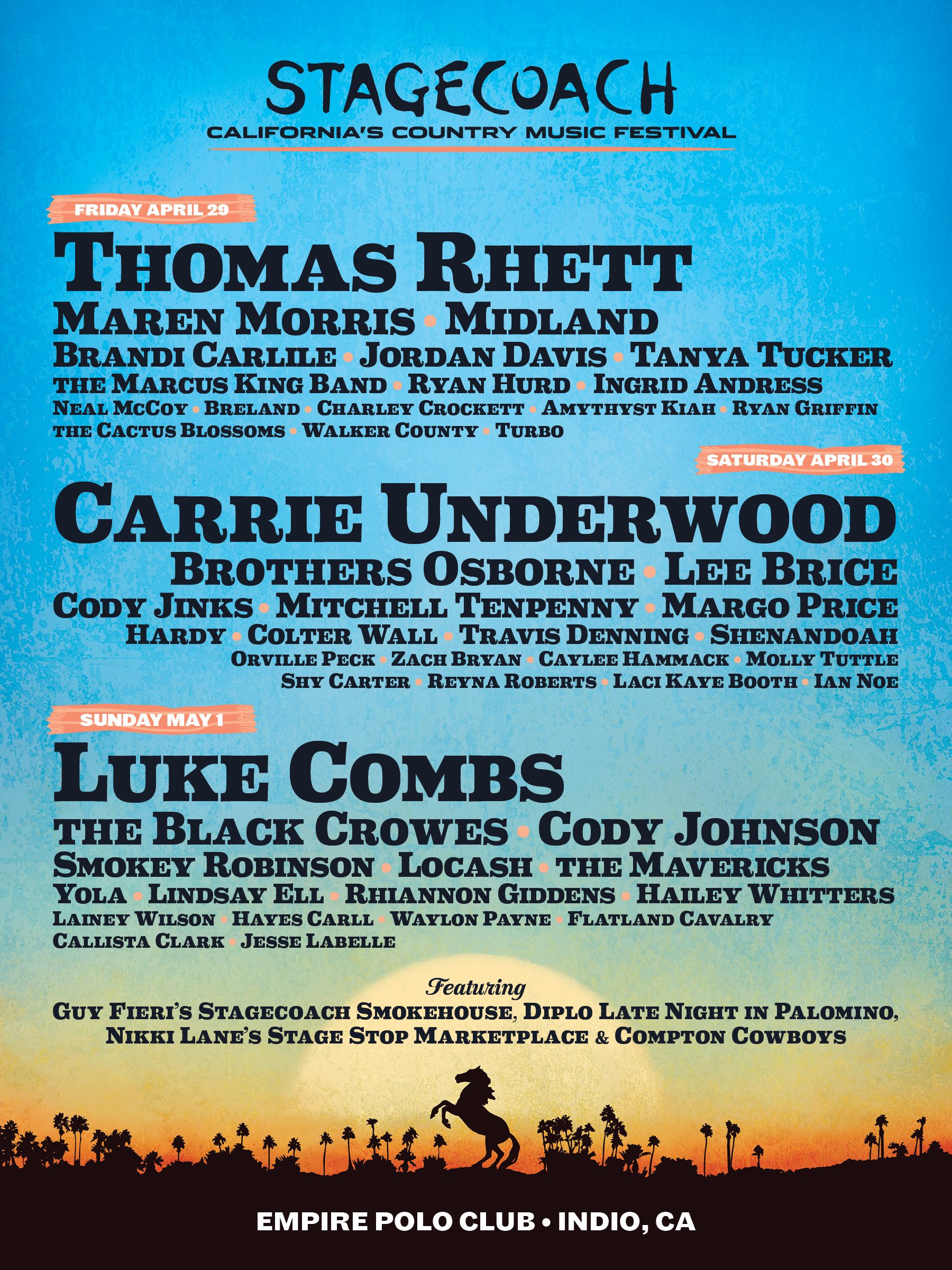 Stagecoach Festival Announces 2022 Lineup Including Brandi Carlile