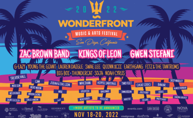 Wonderfront Music & Arts Festival 2022 at the Sea Port Village on November 18th to 20th