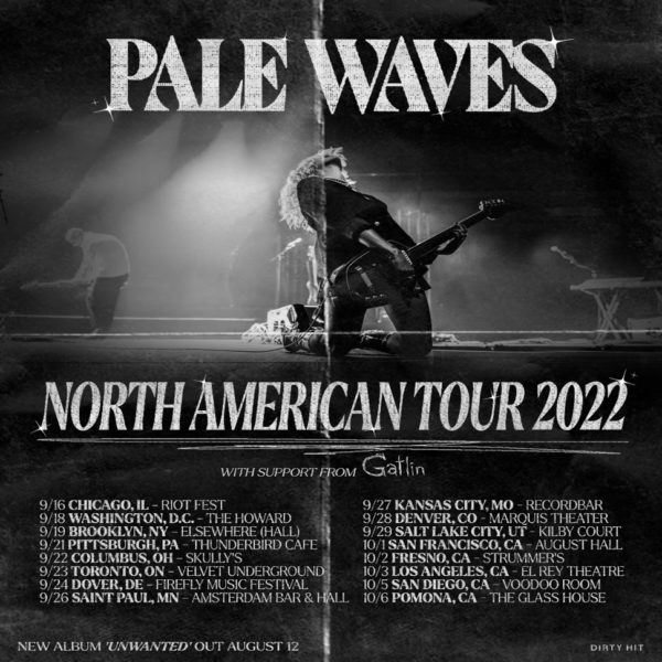 pale waves tour merch 2022