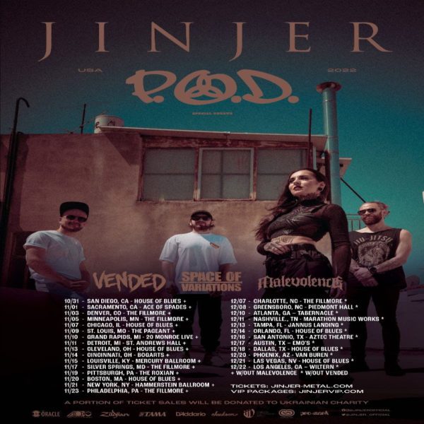 jinjer band tour dates