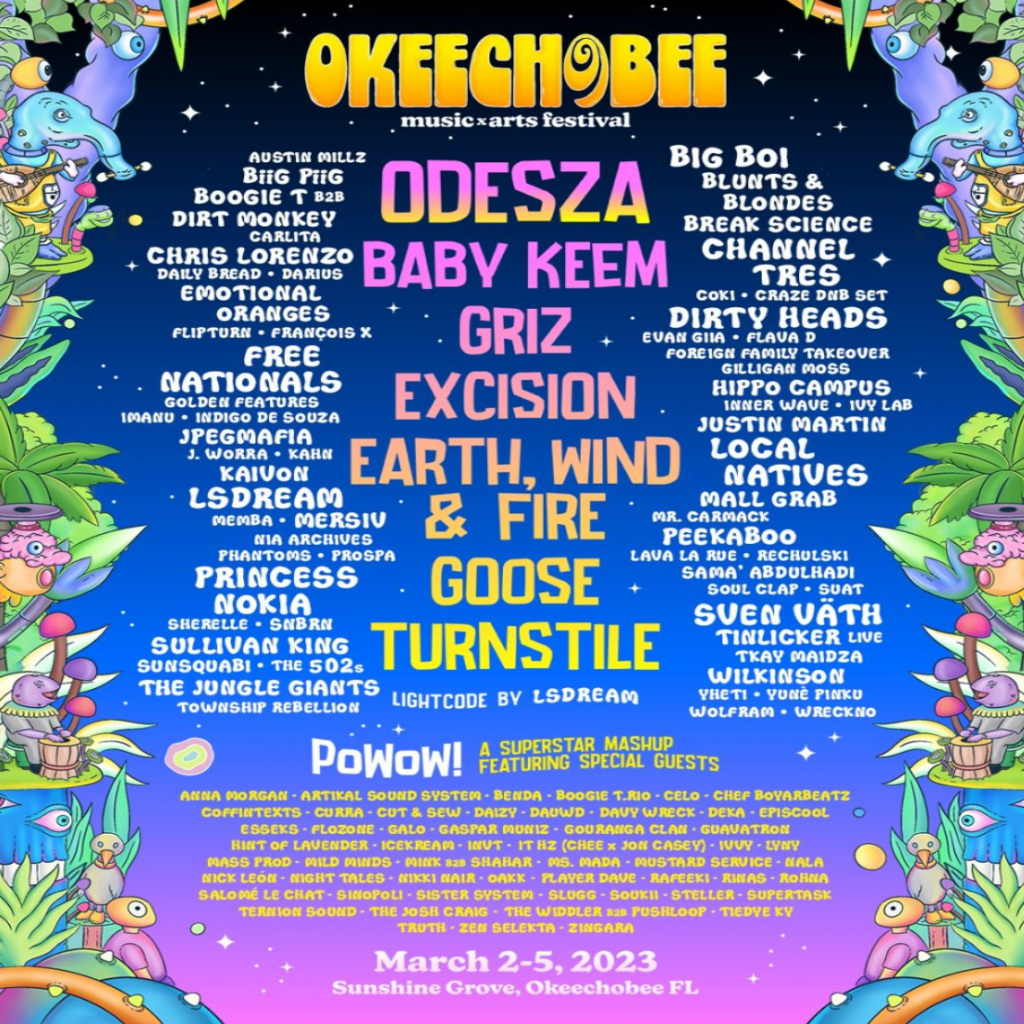 Okeechobee Festival Announces 2023 Lineup Featuring Turnstile, Odesza ...