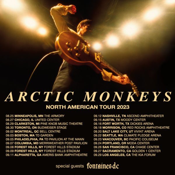 arctic monkeys on tour