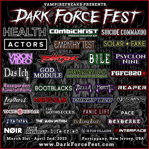 Dark Force Fest Announces 2023 Lineup Featuring Health, Suicide Commando - mxdwn Music