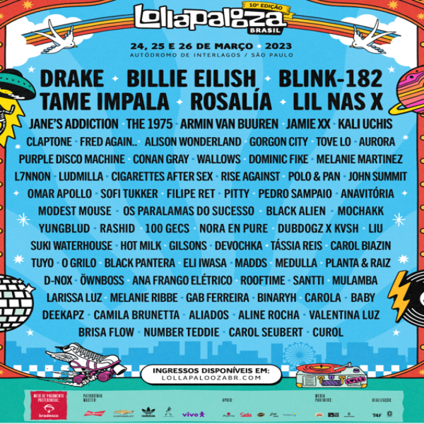 Lollapalooza 2023 Lineup Chile