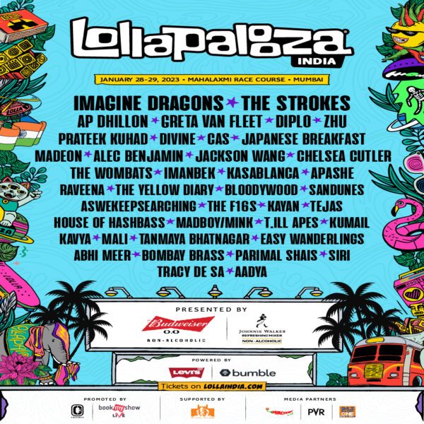 Lollapalooza India Announces 2023 Lineup Featuring Imagine Dragons, the ...