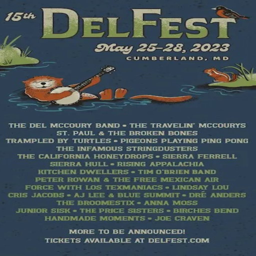 DelFest 2023 Announces Initial Lineup Featuring The Del McCoury Band