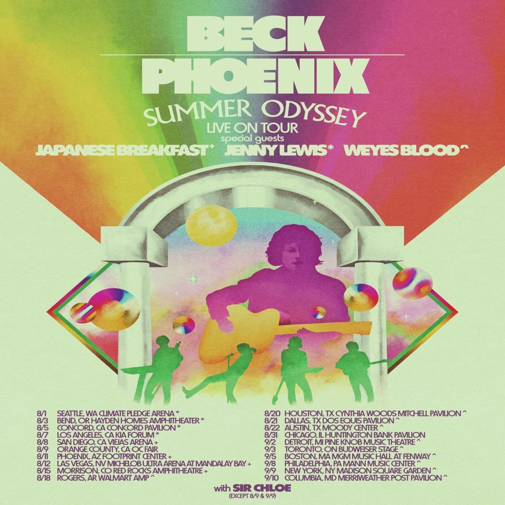 beck phoenix tour set times