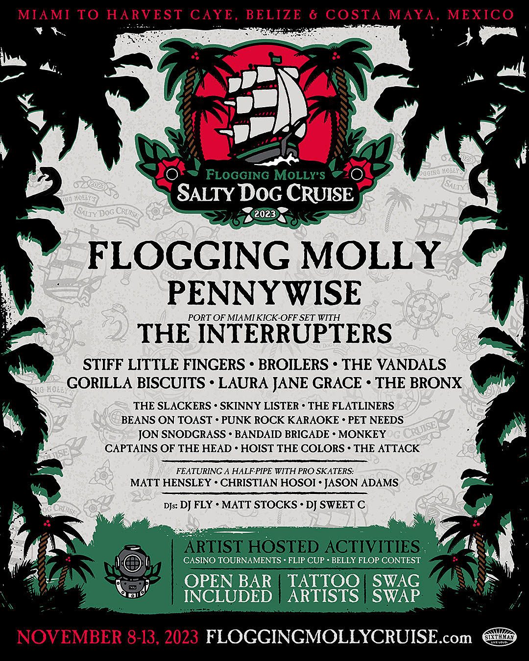 Flogging Molly Setting Sail on 2023 Salty Dog Cruise mxdwn Music