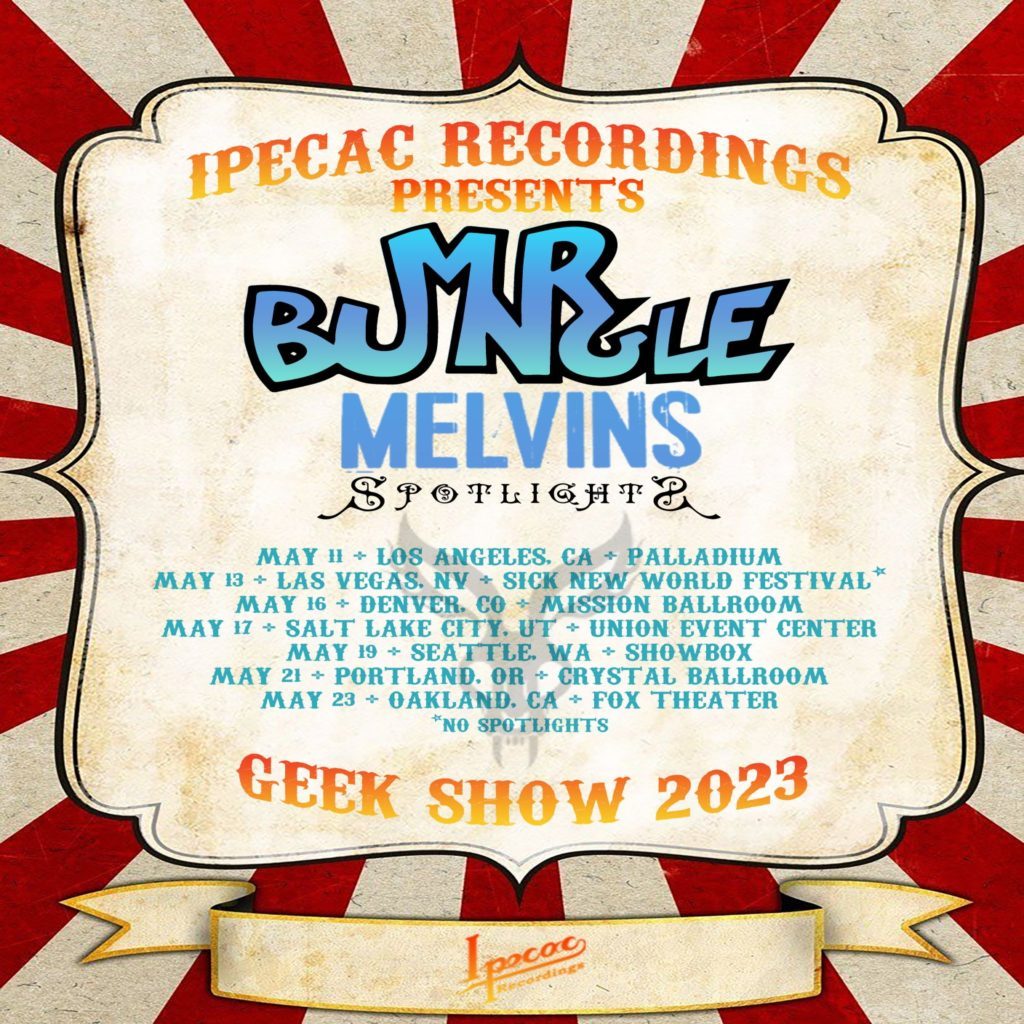 Ipecac Geek Show Announces Spring 2023 Tour Dates Featuring Mr. Bungle