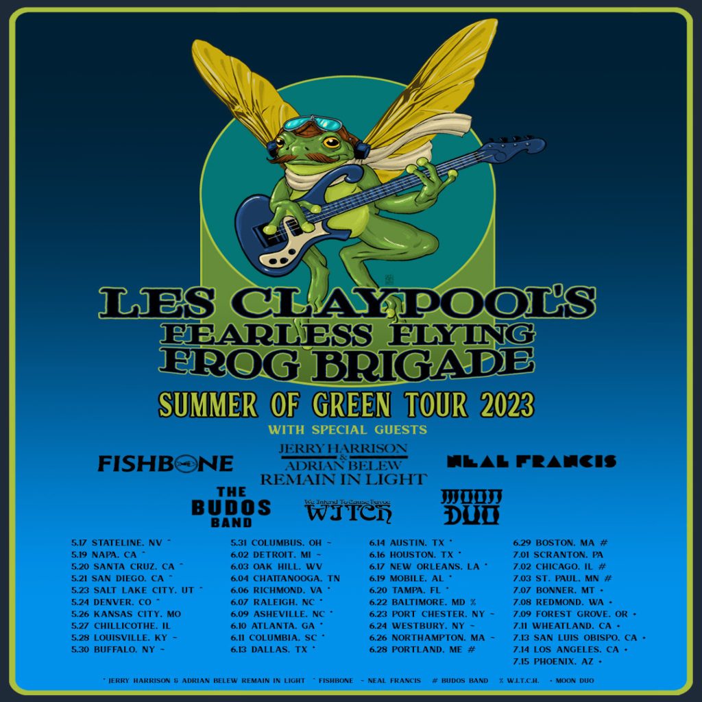 Les Claypool’s Frog Brigade Reunite After 20 Years, Announce 2023 US