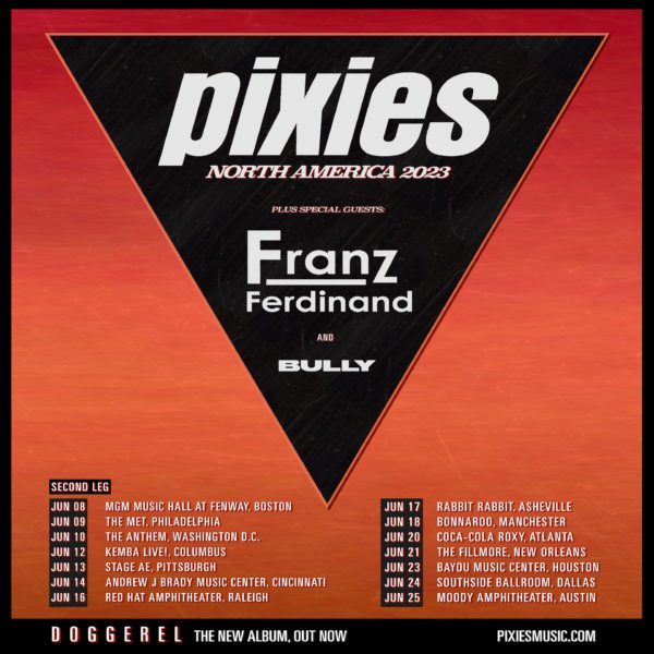 Pixies Announce Additional 2023 US Tour Dates mxdwn Music