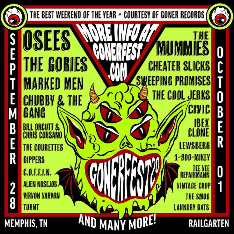 Gonerfest Announces 2023 Initial Lineup Featuring OSEES, Ibex Clone
