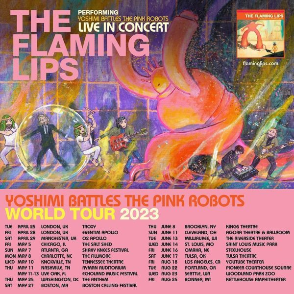 flaming lips yoshimi tour poster