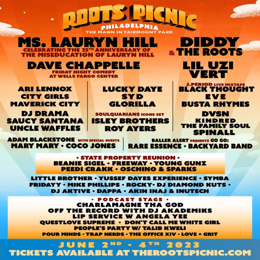 The Roots Picnic Announces 2023 Lineup Featuring The Roots, Black ...
