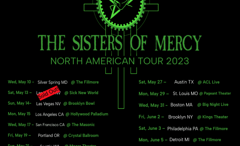 Sisters Of Mercy The Masonic May 17th 2023