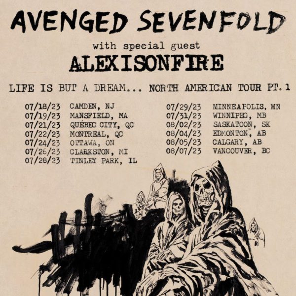 Avenged Sevenfold Tour 2023 List Tour Poster in 2023  Tour posters, Avenged  sevenfold tour, Canvas poster