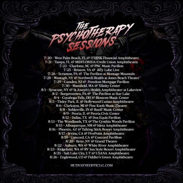 mudvayne tour dates