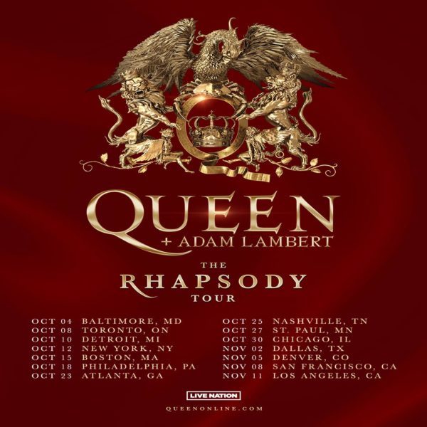 queen adam lambert the rhapsody tour 2023